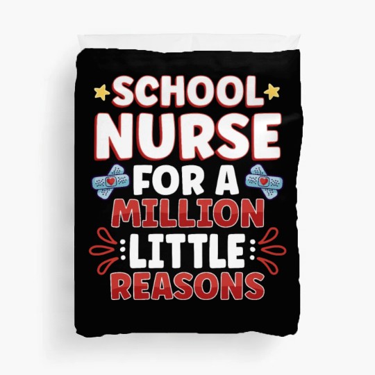 School Nurse Nursing Clinic Medical Stuff School Duvet Covers