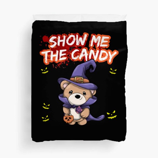 Show Me The Candy Halloween Costume Trick Or Treat Duvet Covers