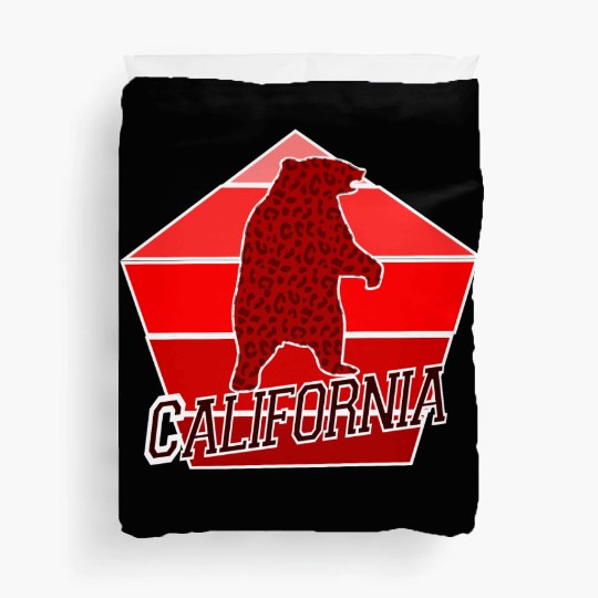 California Bear Flag Duvet Covers