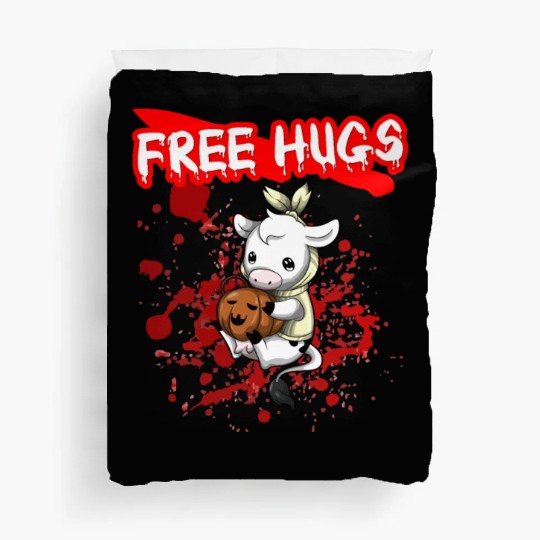 Free Hugs Halloween Sarcasm Scary Creepy Costume Duvet Covers