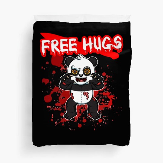 Free Hugs Halloween Sarcasm Scary Creepy Costume Duvet Covers