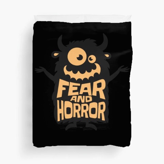 Crazy Monster Halloween Fear and Horror Design Duvet Covers