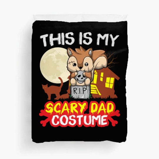 This Is My Scary Dad Costume Funny Halloween Duvet Covers