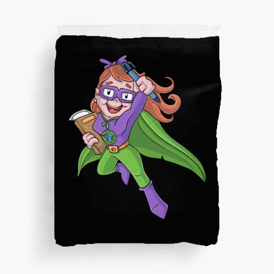 Superhero Teacher Duvet Covers