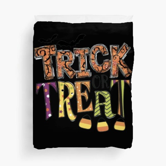 Trick or treat Funny Happy Halloween Pumpkin Spice Duvet Covers