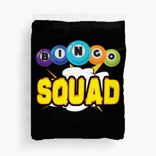 Bingo Card Game Grandma Bingo Player Bingo Cards Duvet Covers