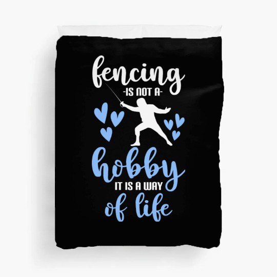 Fencing Sport Duvet Covers