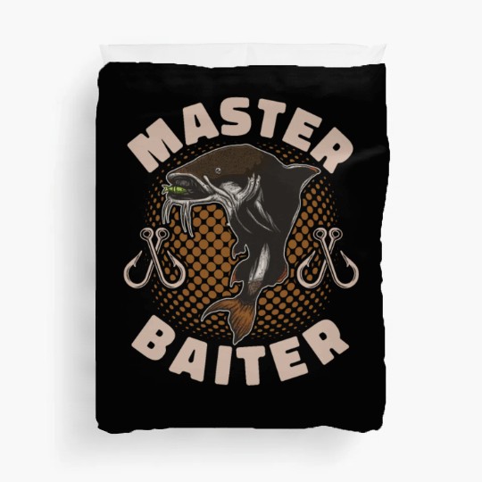 Master Baiter - Wels Catfish Hunter Duvet Covers