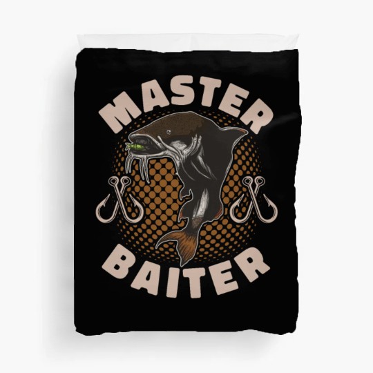 Master Baiter - Wels Catfish Hunter Duvet Covers