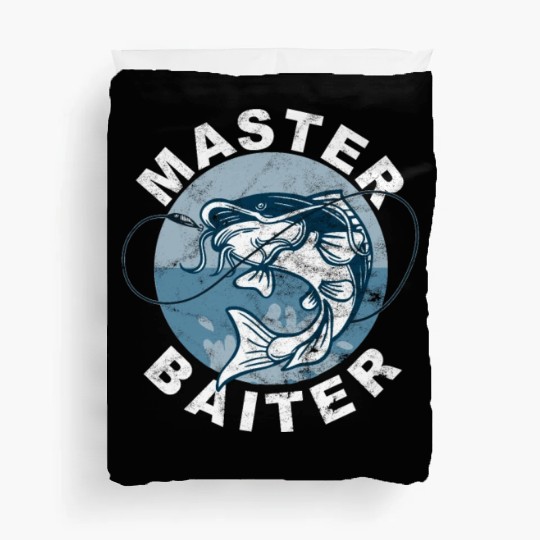 Master Baiter - Wels Catfish Hunter Duvet Covers