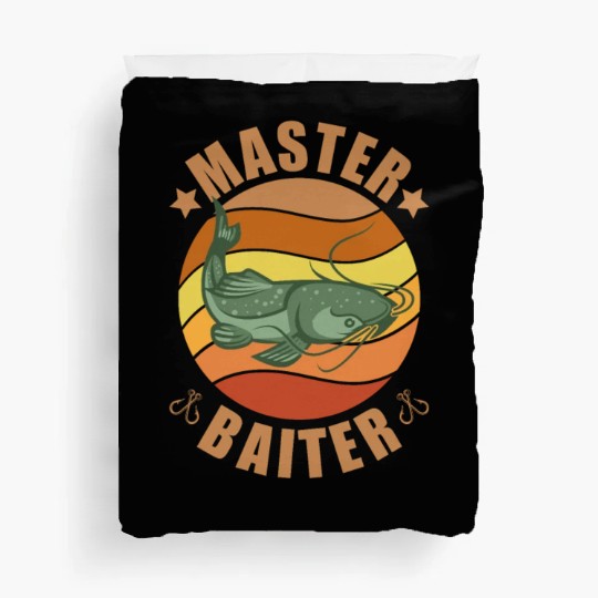 Master Baiter - Wels Catfish Hunter Duvet Covers
