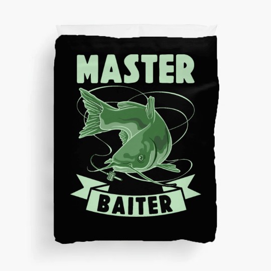 Master Baiter - Wels Catfish Hunter Duvet Covers