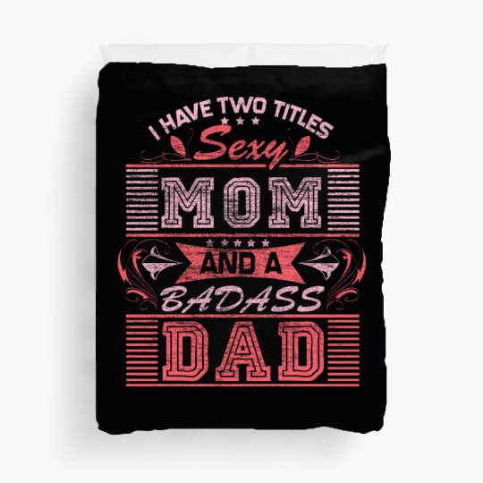 Single Mom Mom Daughter Gift Idea Duvet Covers