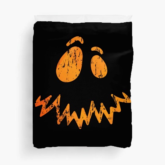 Jack O Lantern Scary Carved Pumpkin Face Duvet Covers