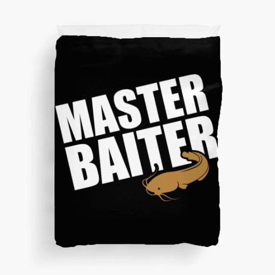 Master Baiter - Wels Catfish Hunter Duvet Covers