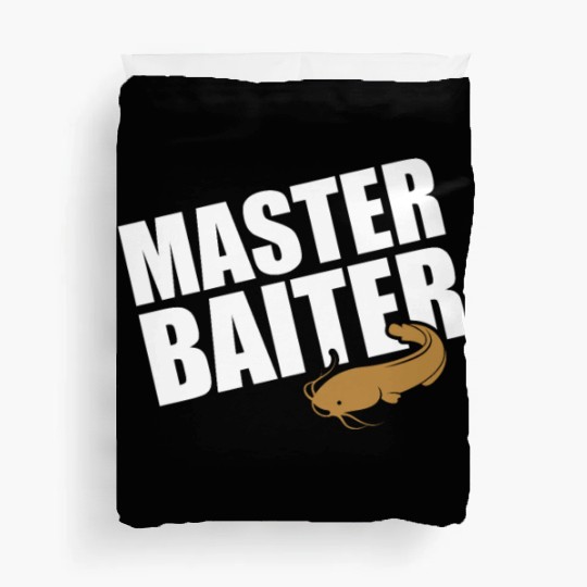 Master Baiter - Wels Catfish Hunter Duvet Covers
