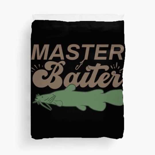 Master Baiter - Wels Catfish Hunter Duvet Covers