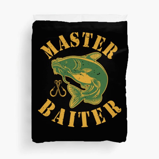 Master Baiter - Wels Catfish Hunter Duvet Covers