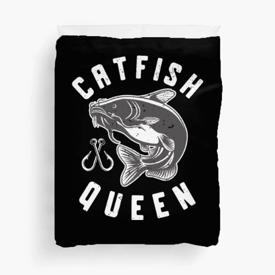 Wels Catfish Design For A Catfish Queen Duvet Covers