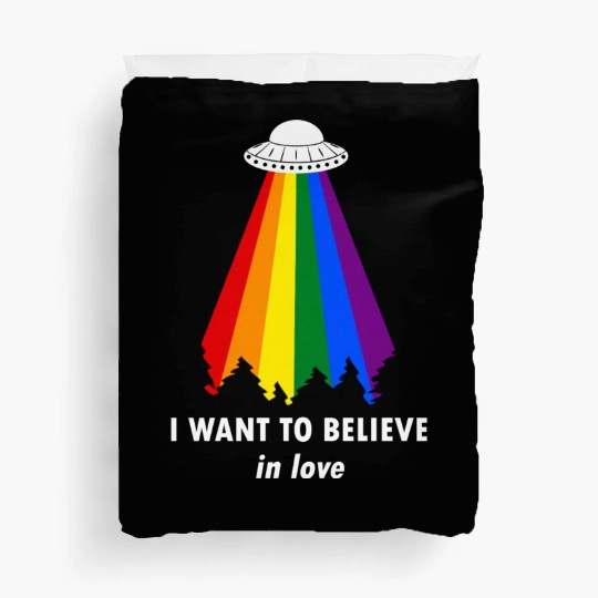 I Want to Believe (In Love) Duvet Covers