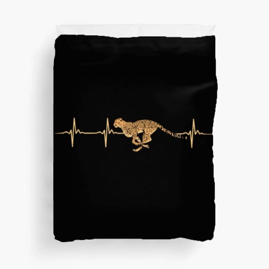 Cheetah Heartbeat Duvet Covers