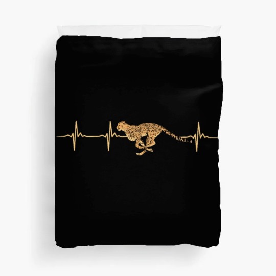 Cheetah Heartbeat Duvet Covers