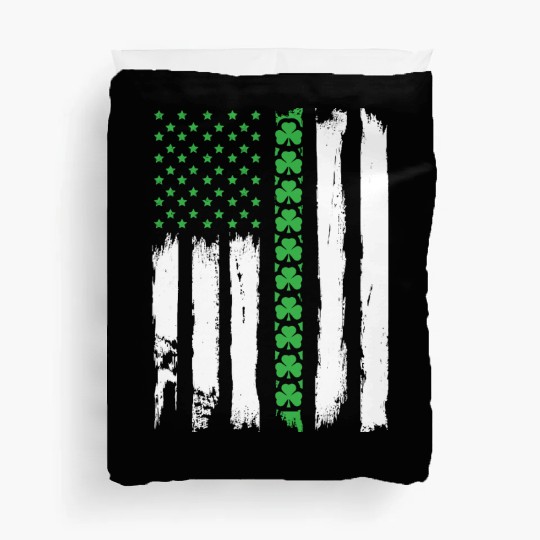 Irish American Flag St Patrick'S Day Duvet Covers