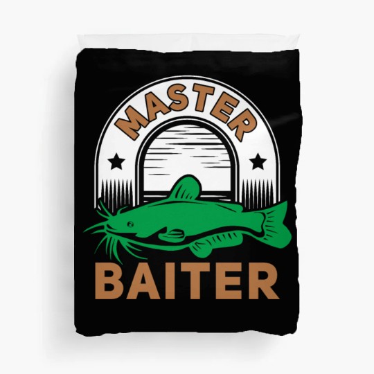 Master Baiter - Wels Catfish Hunter Duvet Covers
