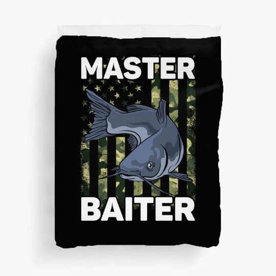 Master Baiter - Wels Catfish Hunter Duvet Covers
