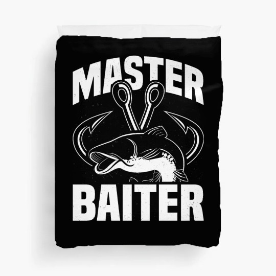 Master Baiter - Wels Catfish Hunter Duvet Covers