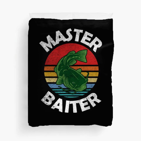 Master Baiter - Wels Catfish Hunter Duvet Covers