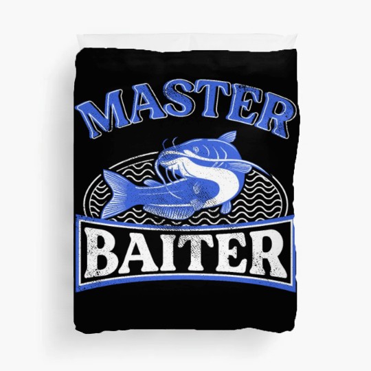 Master Baiter - Wels Catfish Hunter Duvet Covers