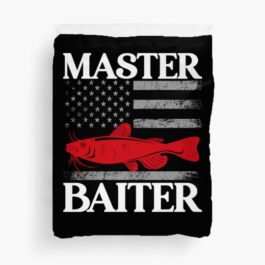 Master Baiter - Wels Catfish Hunter Duvet Covers