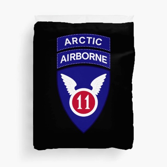 11th Airborne Division w Arctic Tab wo Txt X 300 Duvet Covers