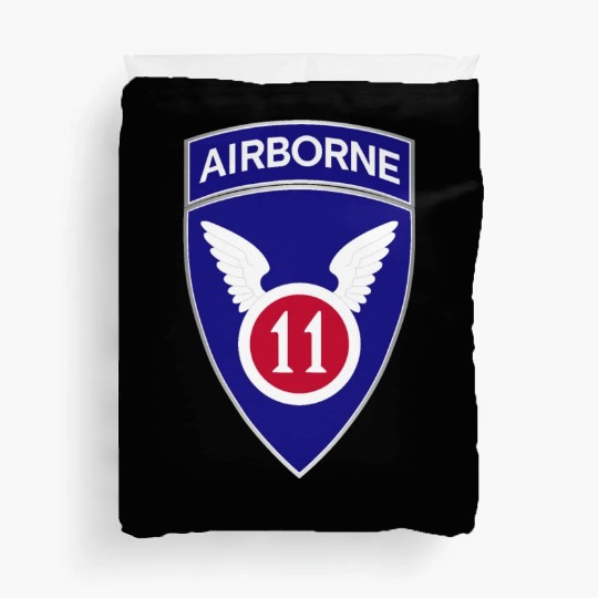11th Airborne Division DUI wo Txt X 300 Duvet Covers