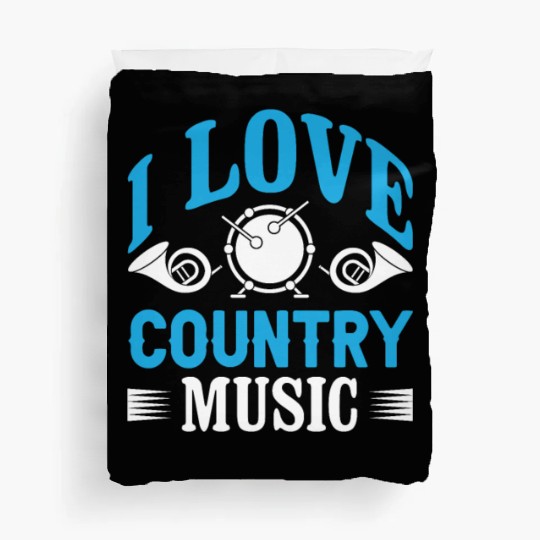 I love Country Music Duvet Covers