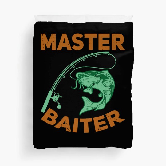 Master Baiter - Wels Catfish Hunter Duvet Covers