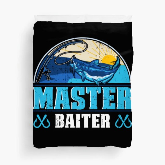 Master Baiter - Wels Catfish Hunter Duvet Covers