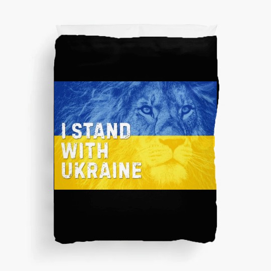 Ukraine Independence Day. I Stand with Ukraine Duvet Covers