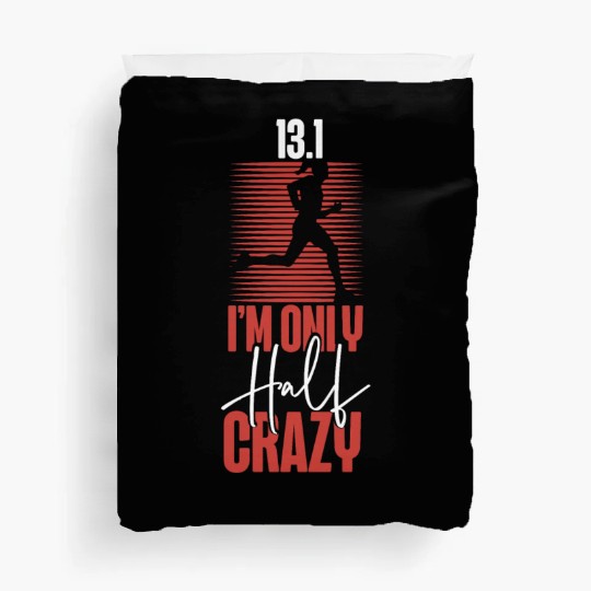 Running Runner Half Marathon Half Duvet Covers