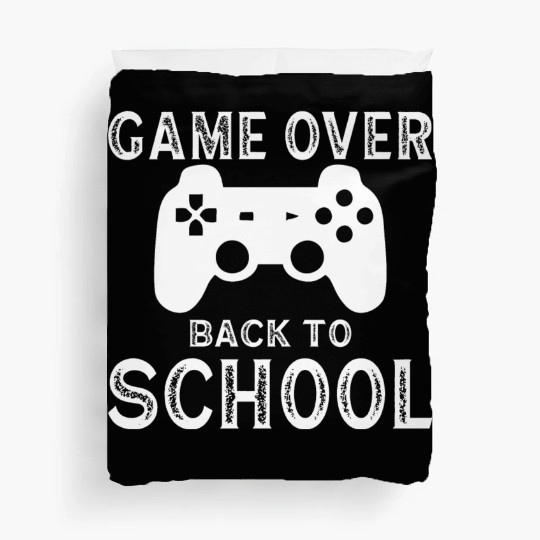 Game Over back to school Duvet Covers