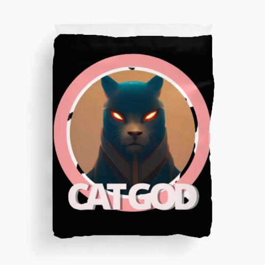 Samurai Cat God Duvet Covers