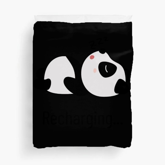Cute Panda Sleeping Duvet Covers