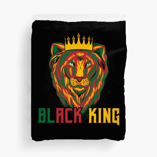 African American Lion Duvet Covers