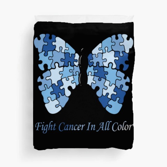 Cancer Sucks In Every Color Fighter Fight Support Duvet Covers