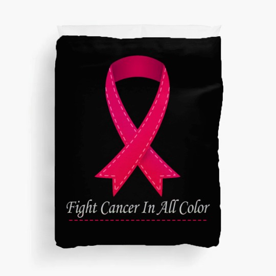 Cancer Sucks In Every Color Fighter Fight Support Duvet Covers