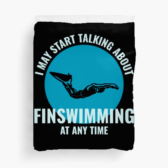 Finswimming Swimming Swimmer Swim Water sport Duvet Covers