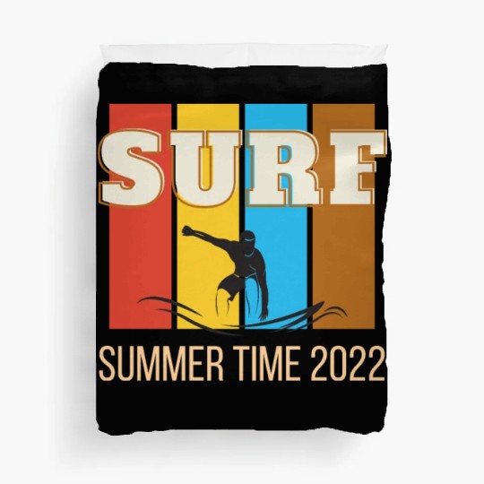Colourful Surf Lover Summer Time Duvet Covers