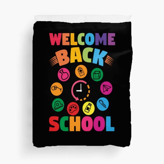 welcome back school Duvet Covers