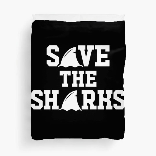 Shark Lovers Marine Biologist Save The Sharks Duvet Covers